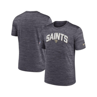 Men's Black New Orleans Saints Velocity Athletic Stack Performance T-shirt