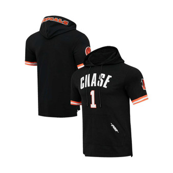 Men's Ja'Marr Chase Black Cincinnati Bengals Player Name and Number Hoodie T-shirt