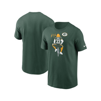 Men's Aaron Jones Green Green Bay Packers Player Graphic T-shirt
