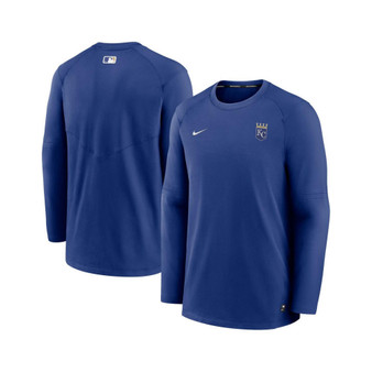Men's Royal Kansas City Royals Authentic Collection Logo Performance Long Sleeve T-shirt