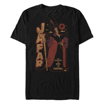 Disney Men's Aladdin Jafar Controls the Universe, Short Sleeve T-Shirt