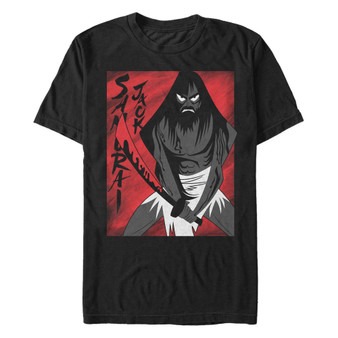 Men's Samurai Jack Seeing Red Vengeance is Near Short Sleeve T- shirt