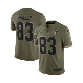 Men's Darren Waller Olive Las Vegas Raiders 2022 Salute To Service Limited Jersey