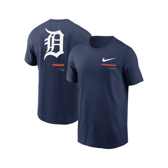 Men's Navy Detroit Tigers Over the Shoulder T-shirt