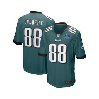 Men's Dallas Goedert Midnight Green Philadelphia Eagles Super Bowl LVII Patch Game Jersey