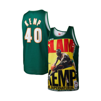 Men's Shawn Kemp Green Seattle SuperSonics Slam Player Tank Top