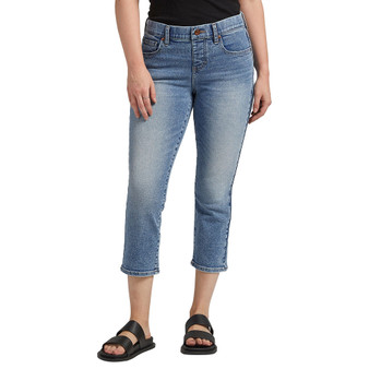 Women's Maya Mid Rise Slim Fitting Capri Jeans