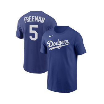 Men's Freddie Freeman Royal Los Angeles Dodgers Player Name & Number T-shirt