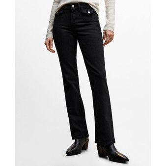 Women's Pocket Flared Jeans