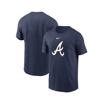Men's Navy Atlanta Braves 2022 Gold Program Logo T-shirt