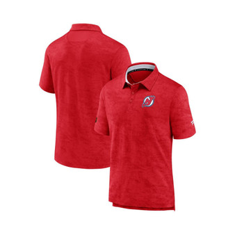 Men's Branded Red and White New Jersey Devils Special Edition 2.0 Authentic Pro Polo Shirt