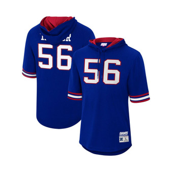 Men's Lawrence Taylor Royal New York Giants Retired Player Mesh Name and Number Hoodie T-shirt