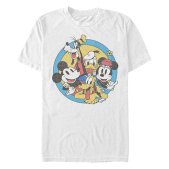 Men's Mickey Classic Original Buddies Short Sleeve T-shirt