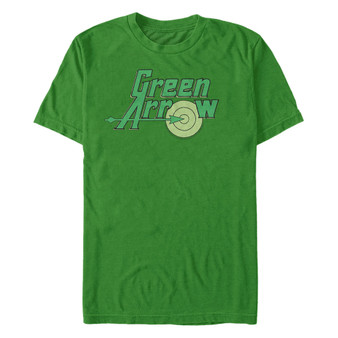 DC Men's Green Arrow Target Logo Short Sleeve T-Shirt