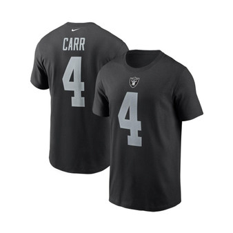 Men's Derek Carr Black Las Vegas Raiders Name and Number T-shirt