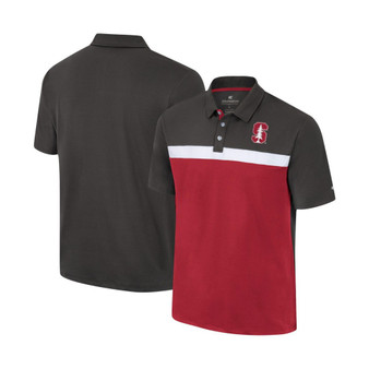 Men's Charcoal Stanford Cardinal Two Yutes Polo Shirt
