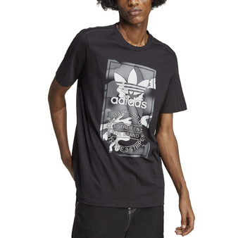 Men's Camo Tongue Graphic Short-Sleeve Crewneck T-Shirt