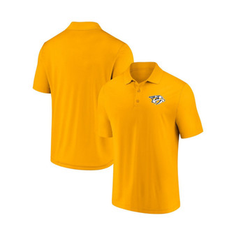 Men's Branded Gold Nashville Predators Winning Streak Polo Shirt