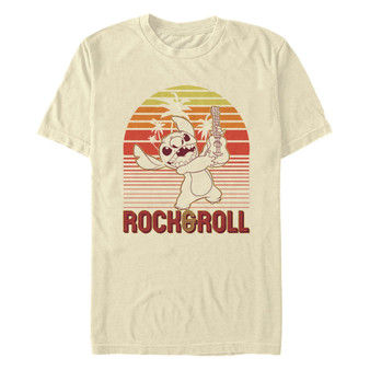 Men's Lilo Stitch Rock and Roll Stitch Short Sleeve T-shirt