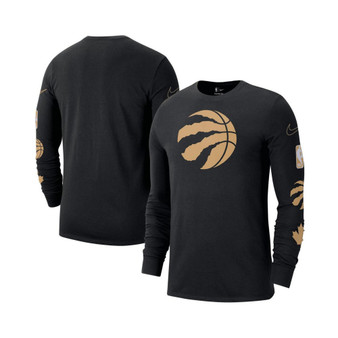 Men's Black Toronto Raptors 2022/23 City Edition Essential Expressive Long Sleeve T-shirt