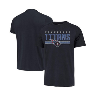 Men's '47 Navy Tennessee Titans Team Stripe T-shirt