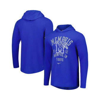Men's Royal Memphis Tigers Performance Long Sleeve Hoodie T-shirt