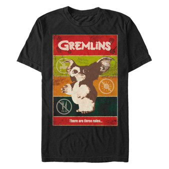 Men's Gremlins 1 Retro Poster Short Sleeve T-shirt