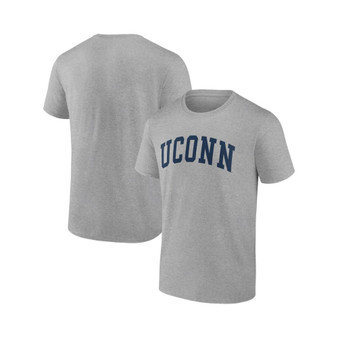 Men's Branded Heather Gray UConn Huskies Basic Arch T-shirt