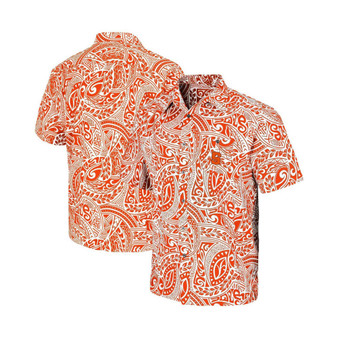 Men's Orange Syracuse Orange Make Like a Tree Camp Button-Up Shirt
