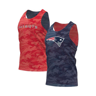 Men's Navy, Red New England Patriots Reversible Mesh Tank Top