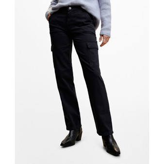 Women's Straight Pocket Cargo Jeans