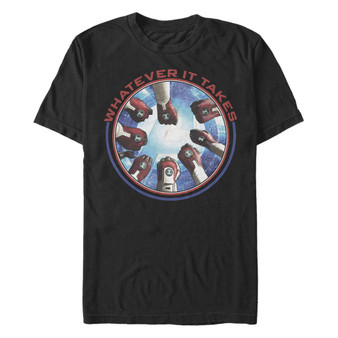 Marvel Men's Avengers Endgame Whatever It Takes Fist Bump, Short Sleeve T-shirt