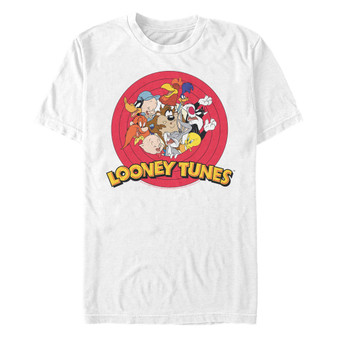 Men's Looney Tunes Classic Circle Short Sleeve T-shirt
