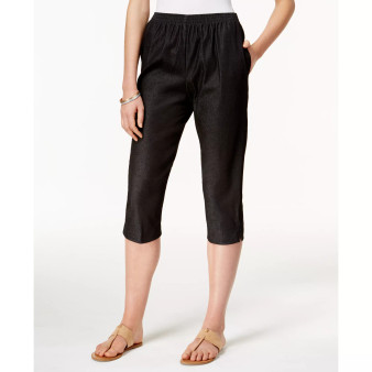 Petite Pull-On Capri Jeans