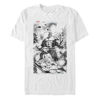 Men's Hulk Sketch Short Sleeve Crew T-shirt