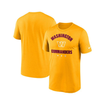 Men's Gold Washington Commanders Arch Legend T-shirt