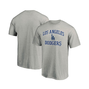 Men's Heathered Gray Los Angeles Dodgers Heart Soul T-shirt