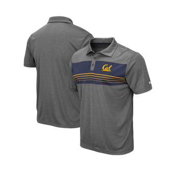 Men's Heathered Charcoal Cal Bears Smithers Polo Shirt