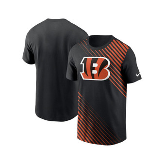 Men's Black Cincinnati Bengals Yard Line Fashion Asbury T-shirt