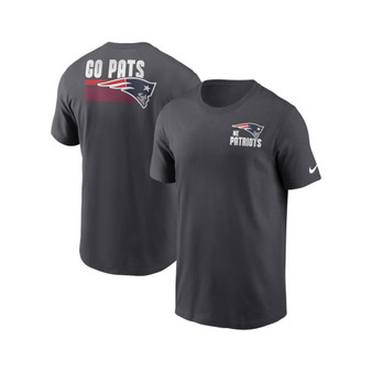Men's Anthracite New England Patriots Blitz Essential T-shirt