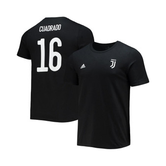 Men's Juan Cuadrado Black Juventus Amplifier Name and Number T-shirt