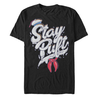 Ghostbusters Sony Men's Marshmallow Man Stay Put Short Sleeve T-Shirt