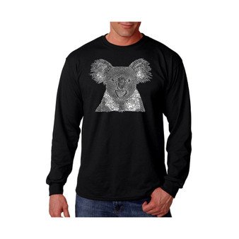 Men's Word Art - Koala Long Sleeve T-Shirt