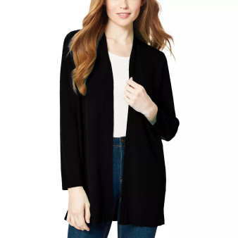 Women's Relaxed V-Neck Open Cardigan