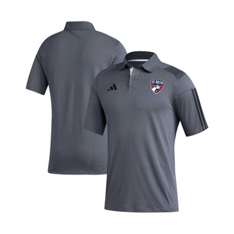 Men's Gray FC Dallas 2023 On-Field Training Polo Shirt