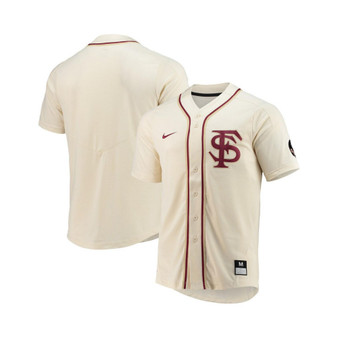 Men's Natural Florida State Seminoles Vapor Untouchable Elite Replica Full-Button Baseball Jersey