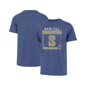 Men's Royal Seattle Mariners Borderline Franklin T-shirt