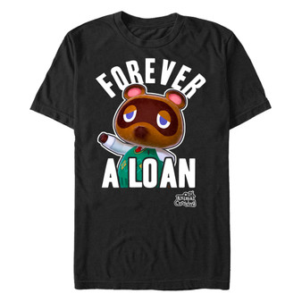 Men's Nintendo Animal Crossing Tom Nook Forever A Loan Short Sleeve T-shirt