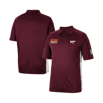 Men's Maroon Virginia Tech Hokies OHT Military-Inspired Appreciation Snow Camo Polo Shirt
