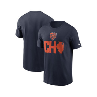 Men's Navy Chicago Bears Local Essential T-shirt